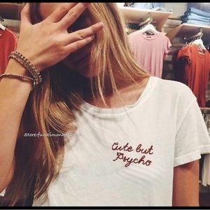 Brandy Melville cute but psycho Margie tee